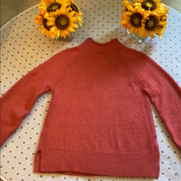 Small Loft Burnt Orange Sweater - Picture 2 of 2